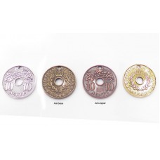 Μεταλλικό Διακοσμητικό Δεκάρα Μεγάλη 38mm Anti Brass_0517812-02
